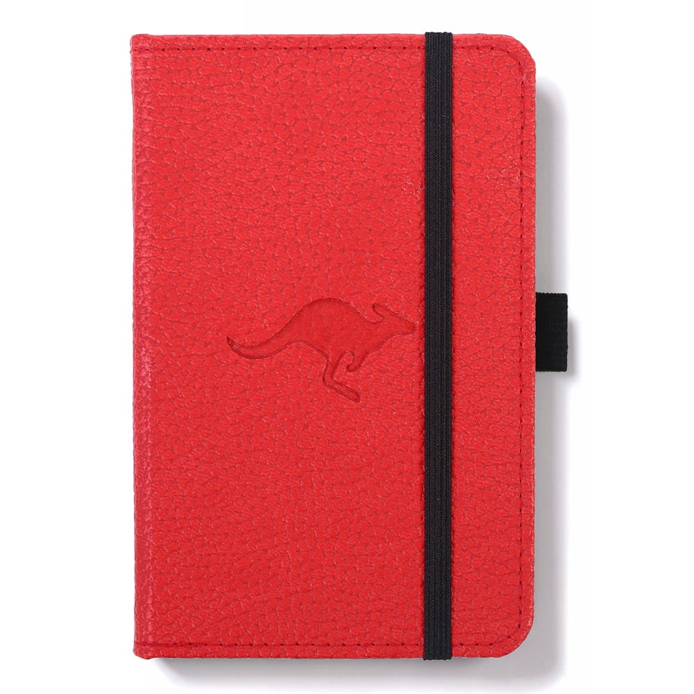 Dingbats Wildlife Red Kangaroo Pocket Notebook A6 3 74 X 5 71 Inch Hardcover Pu Leather Micro Perforated Plain 100gsm Cream Paper 192 Pages Walmart Com Walmart Com