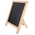 thumbnail image 1 of Chalkboard Sign Double Sided With Wood Base Chalkboard Signs Chalkboard Message Board Sign Chalk Board Sign Board Black Board Chalk Board, 1 of 8