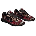 thumbnail image 6 of Skull Valentine Day Forever In Love Love Never Dies Shoes Sneakers Black Size 8.5, 6 of 7