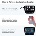 thumbnail image 4 of Car Wireless Carplay Box Wired to Wireless Dongle Plug&Play CarPlay Adapter Smart Box, 4 of 6
