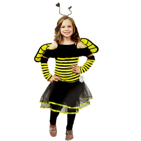 Busy Bee Kids Costume One Size Fits Most 8-10 Years