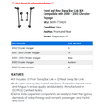 thumbnail image 2 of Front and Rear Sway Bar Link Kit - Compatible with 2000 - 2003 Chrysler Voyager 2001 2002, 2 of 2