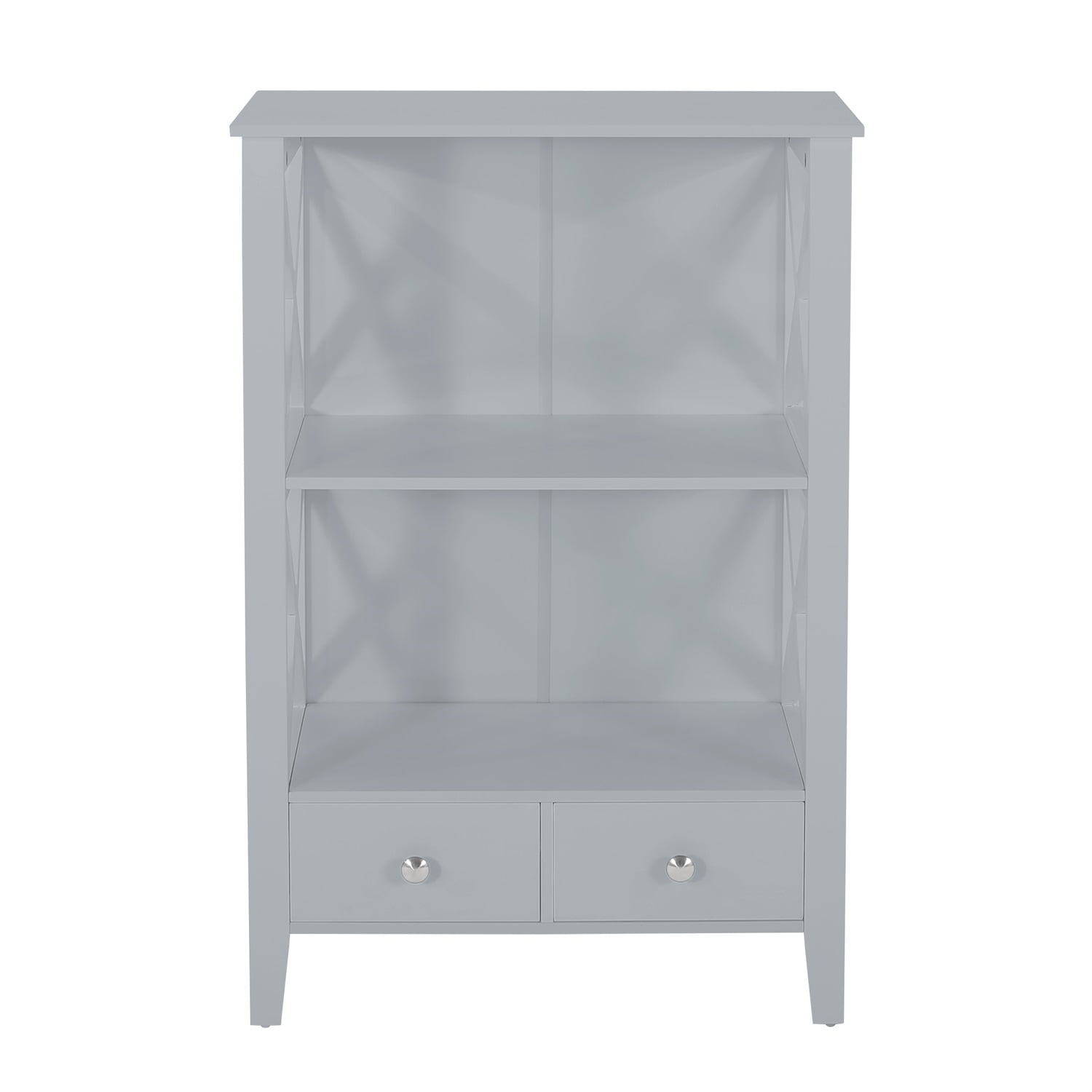 Kadyn Floor Storage Rack, Bathroom Storage Rack with Drawers, Modern Accent Storage Cabinet with Drawers, Gray Kadyn Floor Storage Rack, Bathroom Storage Rack with Drawers, Modern Accent Storage Cabinet with Drawers, Gray