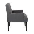 thumbnail image 3 of OS Home and Office Furniture Transitional Fabric Guest Chair in Charcoal, 3 of 6