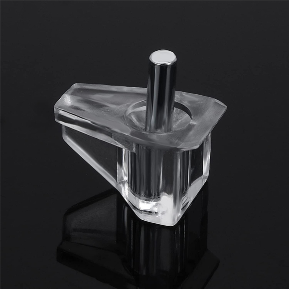 40 Pieces 3 mm Shelf Pins Clear Support Pegs Cabinet Shelf Pegs Clips Shelf Support Holder Pegs for Kitchen Furniture