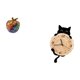 thumbnail image 5 of Reloj de pared con estatua de nórdico, adorno de frutas, esculturas coleccionables, ligero, sin tictac, decoración colgante para mesa, bar, ho, 5 of 8