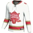 thumbnail image 2 of Men's GameDay Greats  White Denver Pioneers 2024 NCAA Men's Ice Hockey National Champions Fashion Jersey, 2 of 4