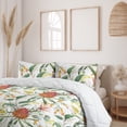 thumbnail image 2 of Ambesonne Floral Down Alternative Quilt Comforter, Australian Banksia Botanical, King, Laurel Green Multicolor, 2 of 5