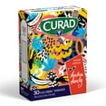 thumbnail image 3 of Curad Kendra Dandy Flex-Fabric Adhesive Bandages, Dragonfruit & Bananas - Standard Strip, 30 Ct 1 ea, 3 of 6