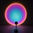 thumbnail image 1 of Intckwan Sunset Table Lamp Rainbow Projection Lamp LED Light Projector Sun Floor Lamp for Living Room Bedroom Background Wall Color Lights for Taking Pictures Live Broadcast 5V USB (Rainbow), 1 of 4