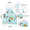 thumbnail image 7 of Cartoon Dog Apron-Garden Aprons for Women with Pockets-Cotton Linen Waterproof Kitchen Cooking Gardening Aprons Adjustable for Kitchen,Cooking,BBQ and Salon 33x27 Inch, 7 of 7