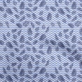 thumbnail image 1 of oneOone Georgette Viscose Medium Blue Fabric Leaf With Chevron Diy Clothing Quilting Fabric Print Fabric By Yard 42 Inch Wide, 1 of 5