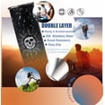 thumbnail image 4 of 20oz Sun and Moon Skull Floral Ghost Tumbler Stainless Steel Halloween Cup Psychedelic Stars Spider Vacuum Insulated Travel Coffee Mug with Splash-Proof Lid Metal Straw, 4 of 6