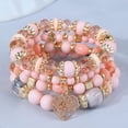 thumbnail image 5 of Bohemian White Crystal Beads Strand Bracelets For Women Girls Ethnic Tree Of Life Charm Wrap Bracelet Pulseira Feminina, 5 of 6