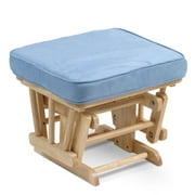 Storkcraft - Sleigh Style Glider Ottoman, Natural