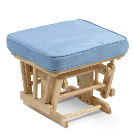 Storkcraft - Sleigh Style Glider Ottoman, Natural