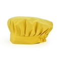 thumbnail image 3 of Toptie Chef Hat for Kid & Adult, Cotton Elastic Adjustable Kitchen Cooking Baking Hat-Yellow-S, 3 of 4