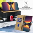 thumbnail image 2 of Dteck Wallet Case for Samsung Galaxy A15 5G / 4G 6.5-Inch, Shockproof PU Leather Magnetic Flip Cover with Card Holder, Stand Feature and Wrist Strap,Beige, 2 of 7