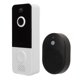 thumbnail image 3 of Timbre visual inalámbrico WiFi de alta definición con aplicación móvil, intercomunicador de voz con monitoreo remoto, timbre antirrobo, 3 of 15