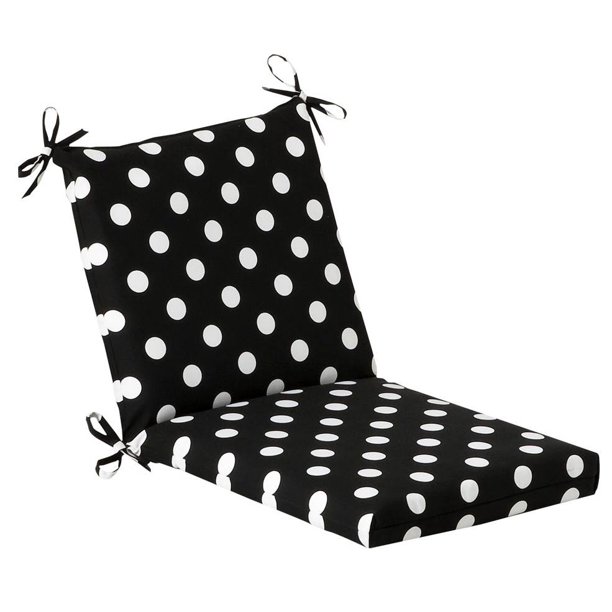Outdoor Polka Dot Chair Cushion