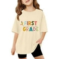 thumbnail image 3 of LILIYA Back To School Shirt Boys Kids Kindergarten Pre K First Grade Fashion Holiday Short Sleeve T-Shirt Party Gift Summer Clothes, 3 of 6