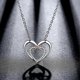 thumbnail image 2 of Silver Necklaces Infinity Love Heart Pendant Necklace Cubic Zirconia Necklace Jewellery, 2 of 5