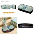 thumbnail image 7 of Kuiaobaty Peacock Flower Print Backpack and Pencil Case Set for Kids 8-12 Roomy Casual Backpack with Lunch Box Large Capacity Bookbag and Lunch Bag with Bottle Holder for School Travel, 7 of 7