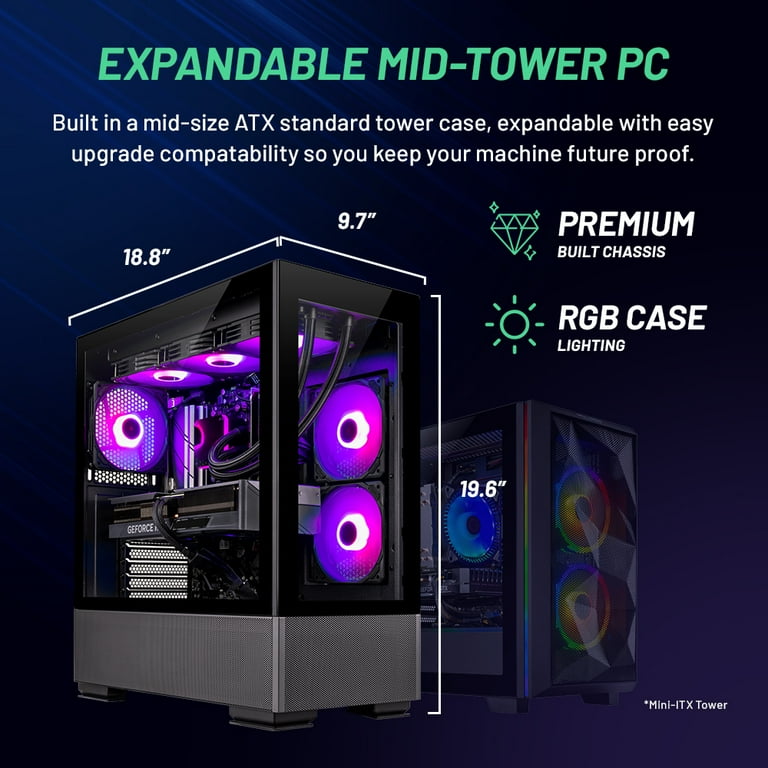 Skytech Azure Prebuilt Gaming PC, Intel i9 14900KF, GeForce RTX