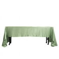 thumbnail image 3 of BalsaCircle 60" x 126" Satin Rectangular Tablecloth Sage Green Dining Table Linens, 3 of 8