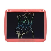 LCD Writing Tablet Doodle Board 15-Inch Colorful Drawing Tablet Writing Pad for Kids with 2 Stylus, Pink