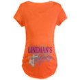 thumbnail image 1 of CafePress - Lineman's Baby Maternity Dark T Shirt - Maternity Dark T-Shirt, 1 of 1