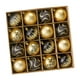 thumbnail image 5 of 16 piezas de adornos de bolas navideñas colgantes para manualidades, regalos de fiesta decorativos oro negro, 5 of 9