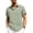 Light green, variant on Youclos Men's Button Down Shirt Linen Short Sleeve with Pocket