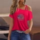 thumbnail image 1 of Fiudx Ofertas Del Día Camiseta Sin Mangas Camisola de Color Liso para Mujer Camiseta Sin Mangas Holgada, 1 of 4