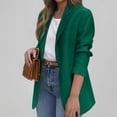 thumbnail image 6 of Purcolt Women's Blazer Jacket Business Elegant Long Sleeve Lapel Button Suit Jacket Casual Loose Fit Work Office Coat, 6 of 9