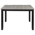 thumbnail image 5 of Maklaine Wood Extension Leaf Counter Height Dining Table in Gray and Black, 5 of 9