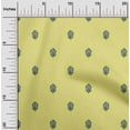 thumbnail image 1 of oneOone Viscose Jersey Yellow Fabric Tiny Flower & Dot Floral Fabric For Sewing Printed Craft Fabric By The Yard 60 Inch Wide, 1 of 5