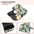 thumbnail image 4 of KUIFORTI Daisy Leather Crossbody Bags for Women Fashion Casual Lightweight Medium Shoulder Handbags Soft Purse Shoulder Bags with Chain Strap for Work Shopping, 4 of 7