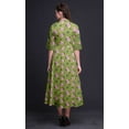 thumbnail image 3 of Bimba Robe à Boutons Imprimée Florale pour Femmes Robe Chemise Ligne A Cocktail - Très Petit, 3 of 5