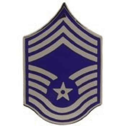 Metal Lapel Pin Us Air Force Insignia Of Rank Pin Chief Master