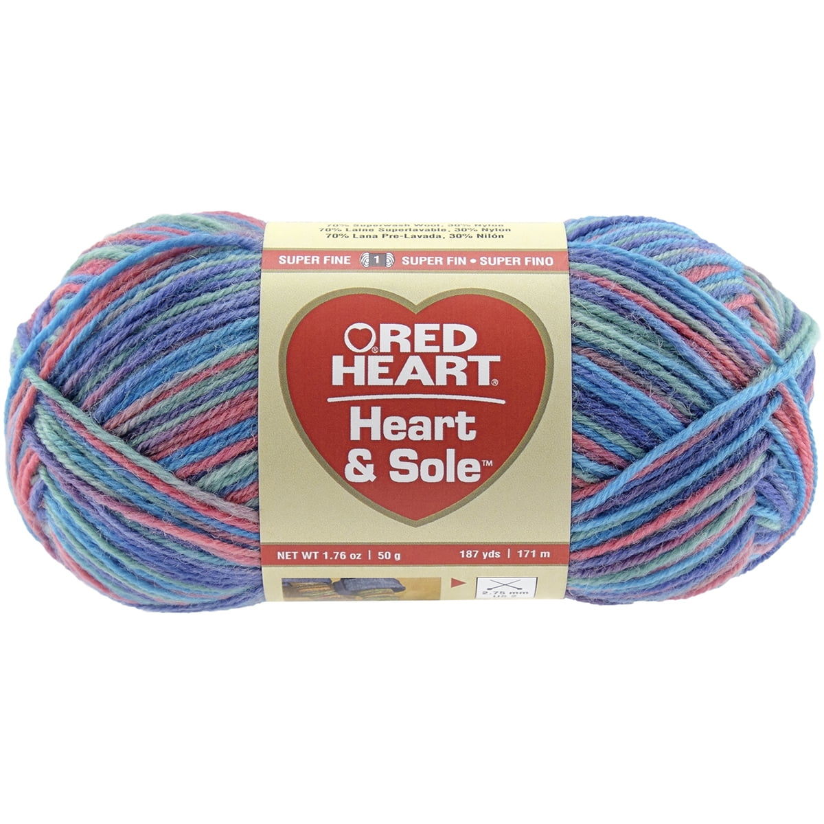 RED HEART Heart and Sole E840 Yarn, Sorbeto Walmart Canada