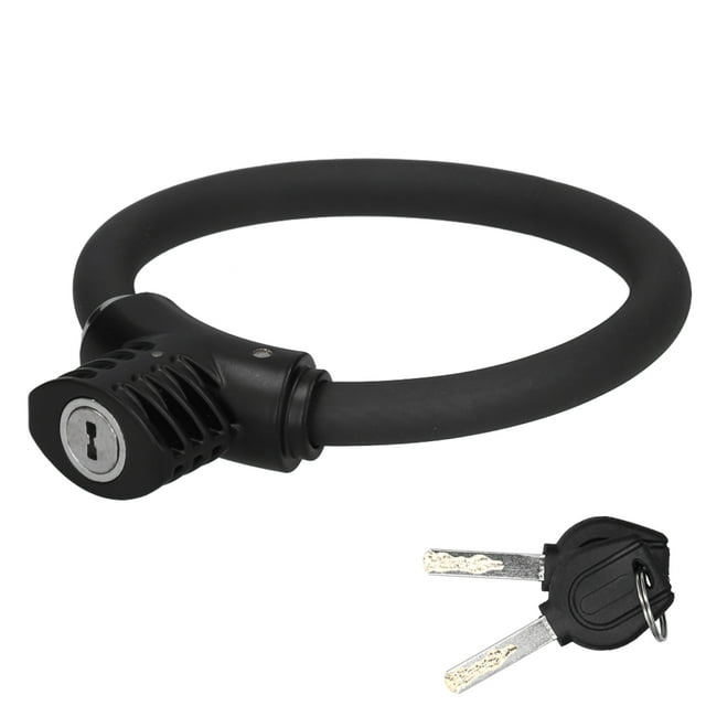 Zinc Alloy & PVC Bicycle Accessory Bike Reflective Ring Lock Bike Anti-Theft Lock, Bike Lock, For Bike Bicycle Home Daily Furniture
