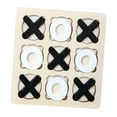 thumbnail image 3 of Wooden Tic TAC Toe Game Traditional Leisure Intelligent Brain Teaser C, 3 of 9