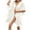 White, variant on Women’s Bathing Suit Cover Up Beach Vacation Swimwear Open Front Ruffle Sleeve Loose Cardigan Swimsuit Coverups Black One Size