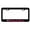 Black/Dark pink, variant on Pitbull Mom Dog Lovers Style Metal License Plate Frame Personalized/Car Accessories Car Tag Holder Cover (Chrome/Dark Pink)