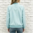 thumbnail image 5 of Enjoytime Plaid Jackets for Women Stand Collar Zip Up Bomber Jacket Fall Fashion Lightweight Casual Long Sleeve Outerwear, 5 of 7