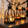 thumbnail image 7 of IFRINID Halloween Pumpkin Lantern with LED Light, Portable Tabletop Decoration Lamp for Party, Window Display and Holiday Decor,Pumpkin style, 7 of 7