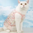 thumbnail image 6 of Floral Hem Pet Skirt Sling - Colorful Pet Vest - Sleeveless Clothes for Outdoor Activities, 6 of 8