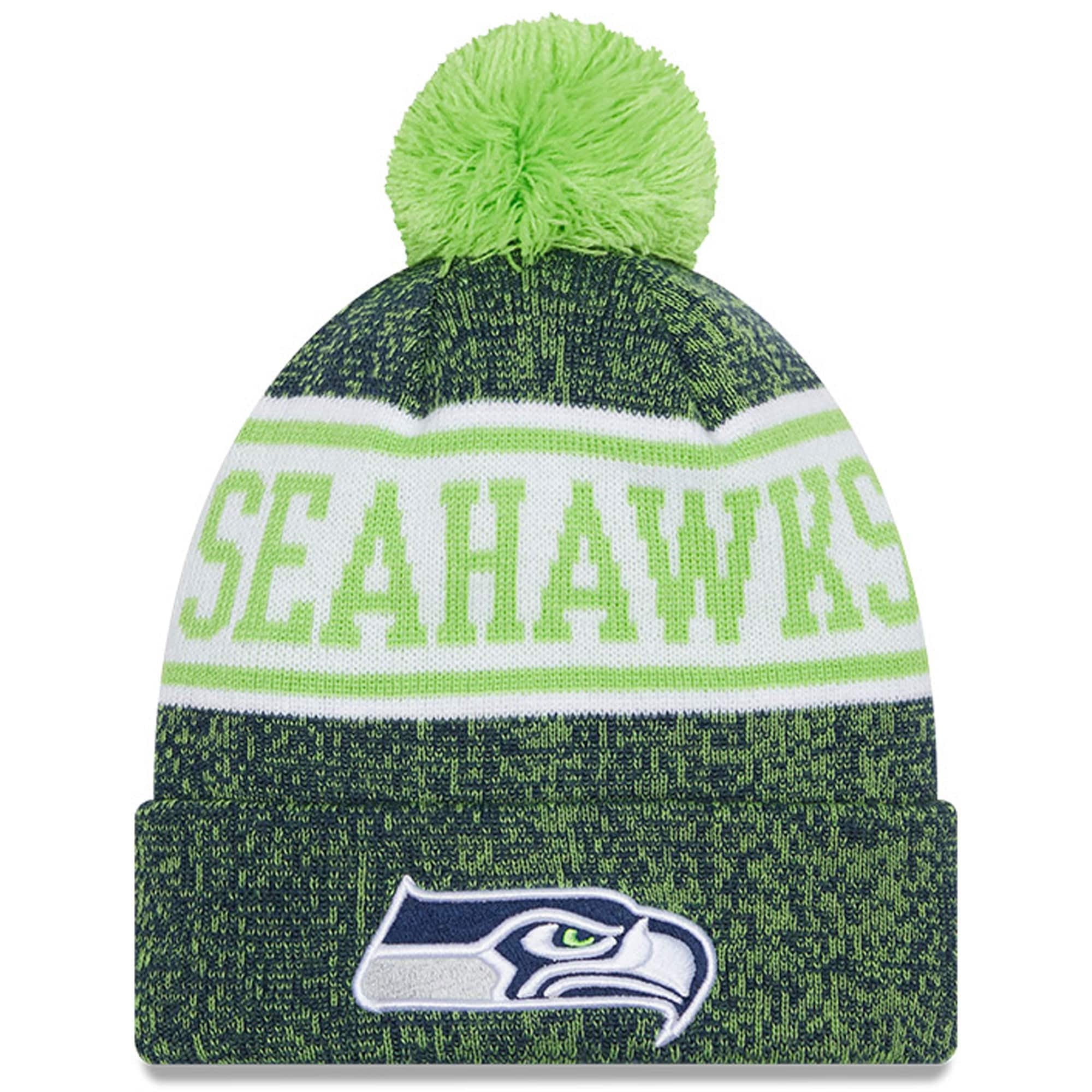 Men's New Era Neon Green/College Navy 
