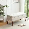 thumbnail image 2 of Bedroom Storage Bench With Wheels - Easy Mobility, 43.3"x17.7 End Practical And Chic,, 2 of 5